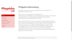Desktop Screenshot of pflegebuero.com
